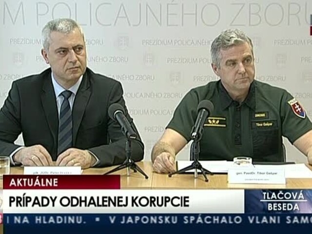 TB Prezídia policajného zboru o odhalených prípadoch korupcie