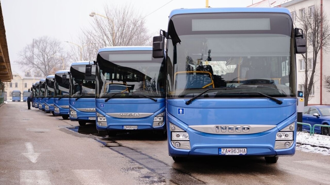 Autobusy MHD Žilina 1140 px (SITA/Milo Fabian)