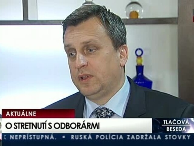 TB A. Danka o stretnutí s odborármi