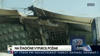Na čínskom štadióne vypukol požiar. Fanúšikovia sa boja prerušenia zápasov