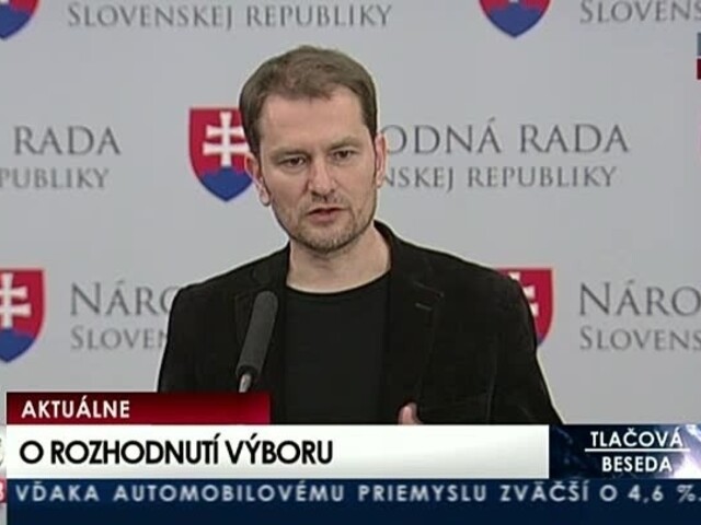 TB I. Matoviča o rozhodnutí mandátového a imunitného výboru