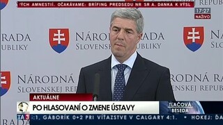 TB B. Bugára o výsledku hlasovania k zrušeniu Mečiarových amnestií