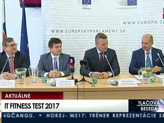 TB P. Pellegriniho, P. Plavčana a D. Chreneka pri príležitosti IT testovania Slovákov