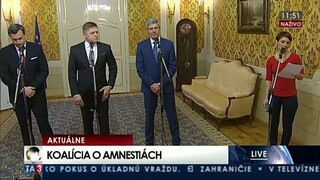TB koalície o amnestiách Vladimíra Mečiara