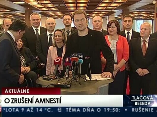 TB I. Matoviča, J. Budaja po hlasovaní o zrušení Mečiarových amnestií
