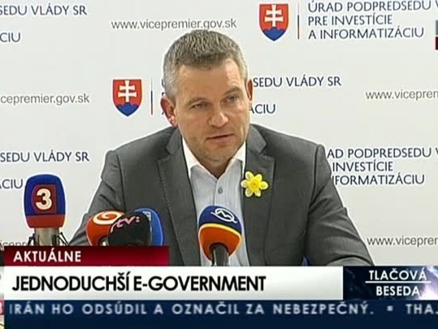 TB P. Pellegriniho o zjednodušení elektronických služieb