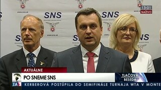 TB Slovenskej národnej strany po slávnostnom sneme