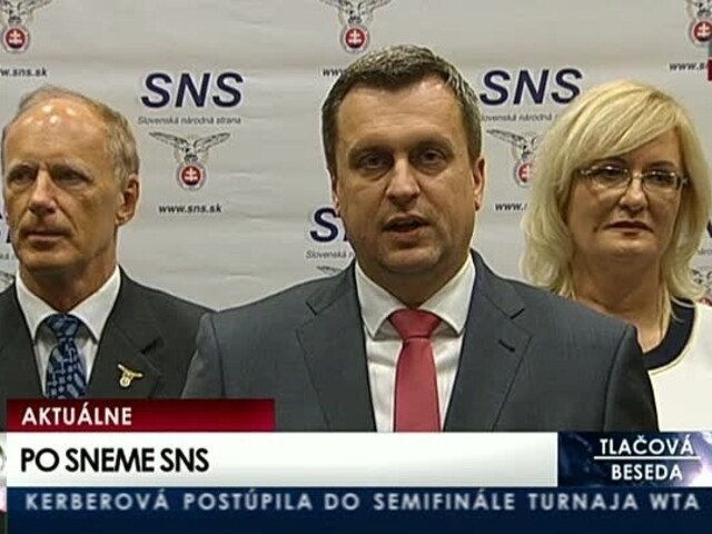 TB Slovenskej národnej strany po slávnostnom sneme