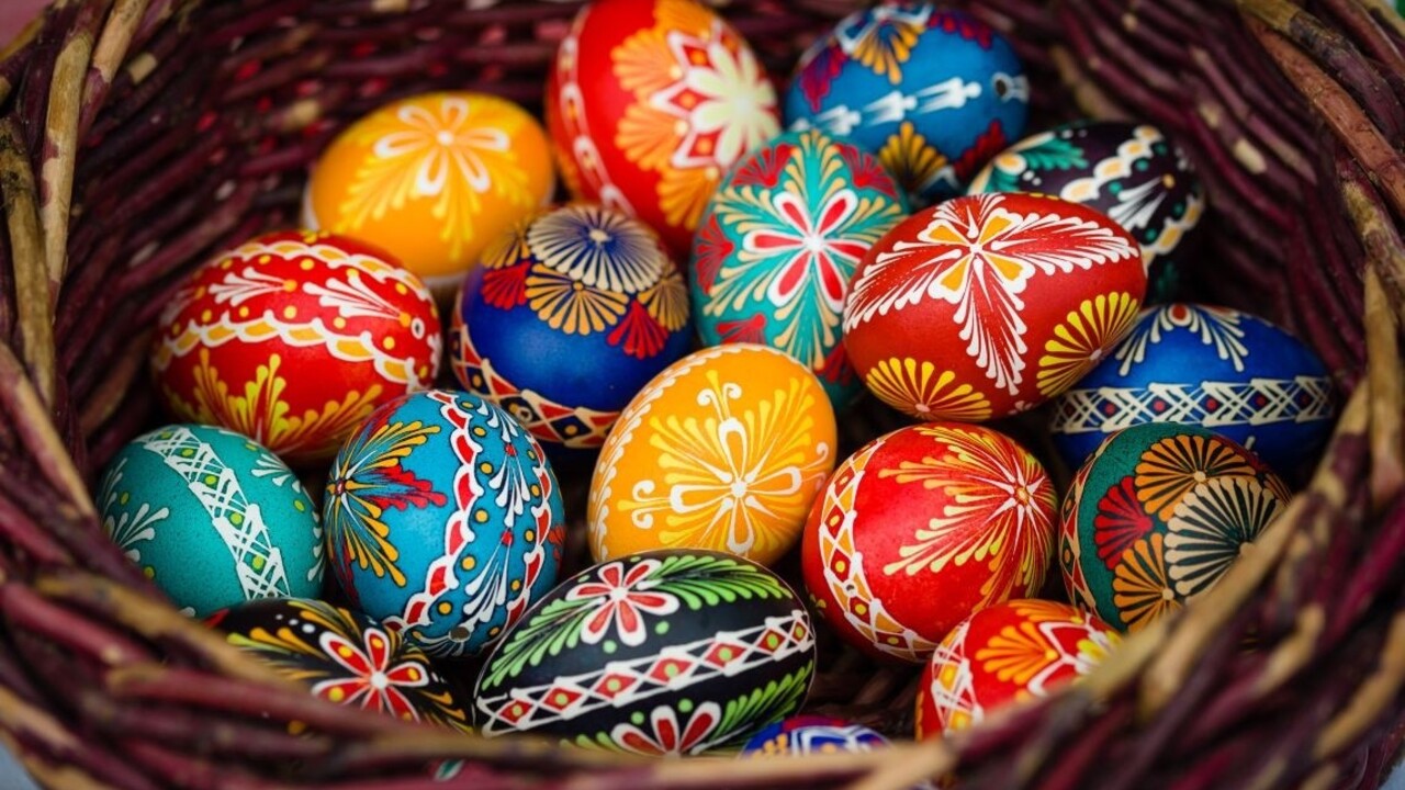 Veľká noc vajíčka kraslice košík 1140 px (SITA/Milo Fabian)