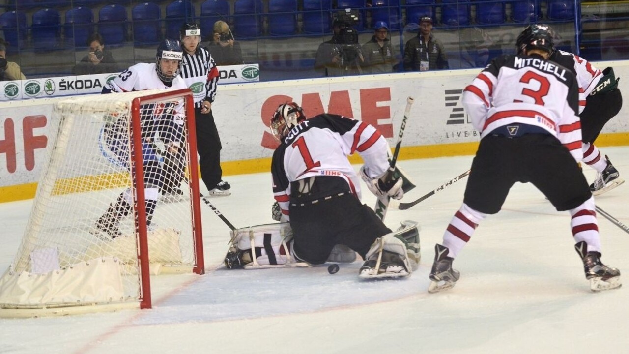 Slovenskí mladíci zabodovali s Kanadou, rozhodlo predĺženie