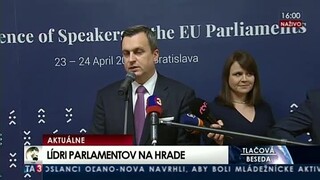 TB A. Danka o Konferencii predsedov parlamentov EÚ