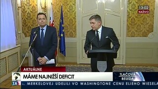 TB predsedu vlády R. Fica a P. Kažimíra o ekonomických výsledkoch