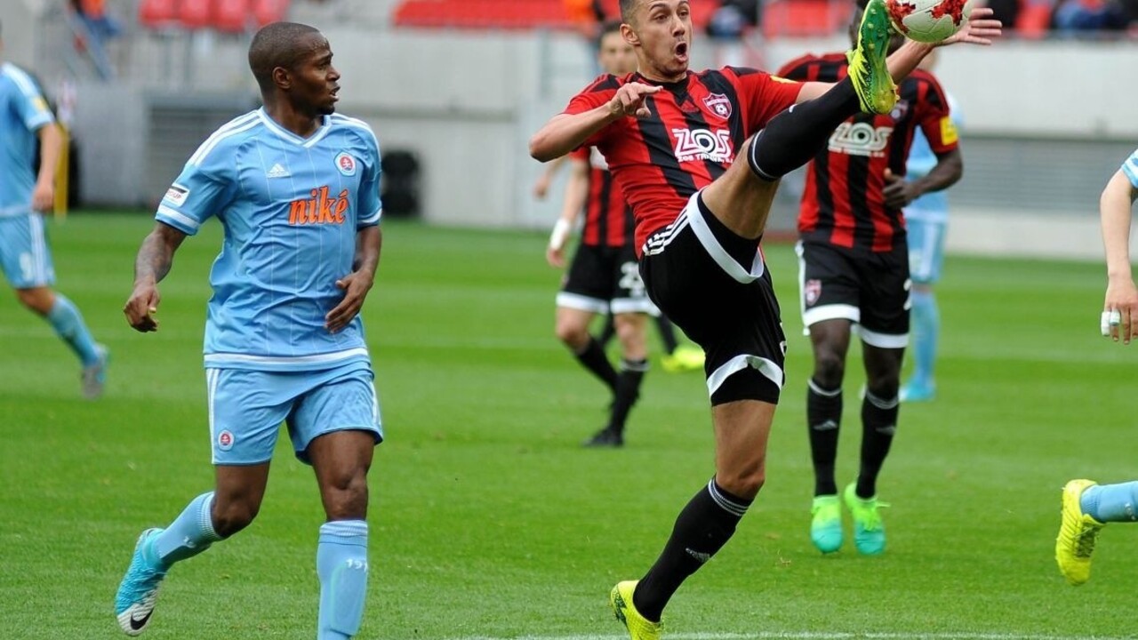 Slovan presvedčivo zdolal Trnavu, belasých poslal do vedenia Čavrič