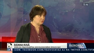 HOSŤ V ŠTÚDIU: Z. Kusá o riziku chudoby na Slovensku