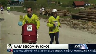 Beh na Rokoš privítal vyše sto účastníkov. Najmladší odbehol v kočíku