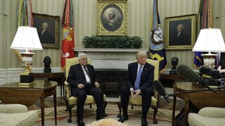 Trump prijal palestínskeho prezidenta, chce obnoviť mierové rokovania
