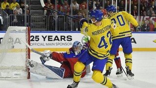 V zápase Ruska so Švédskom rozhodli až samostatné nájazdy