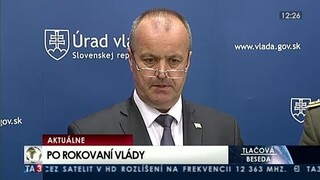 Brífing ministra obrany o rozhodnutí nakúpiť vozidlá pre armádu