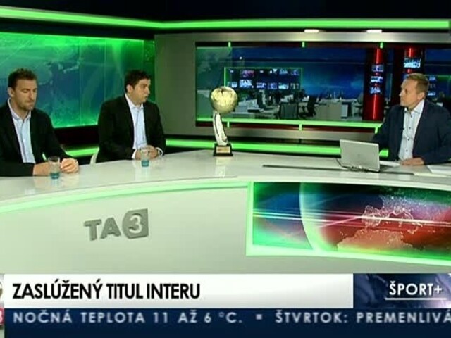 HOSTIA V ŠTÚDIU: R. Rančík a O. Vidin o titule Interu Bratislava