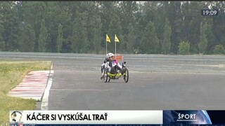 Peter Káčer je jediným cyklistom, ktorý si vyskúša asfalt na Slovakiaringu