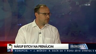 HOSŤ V ŠTÚDIU: J. Palenčár o nákupoch bytov na prenájom