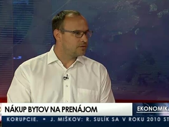 HOSŤ V ŠTÚDIU: J. Palenčár o nákupoch bytov na prenájom