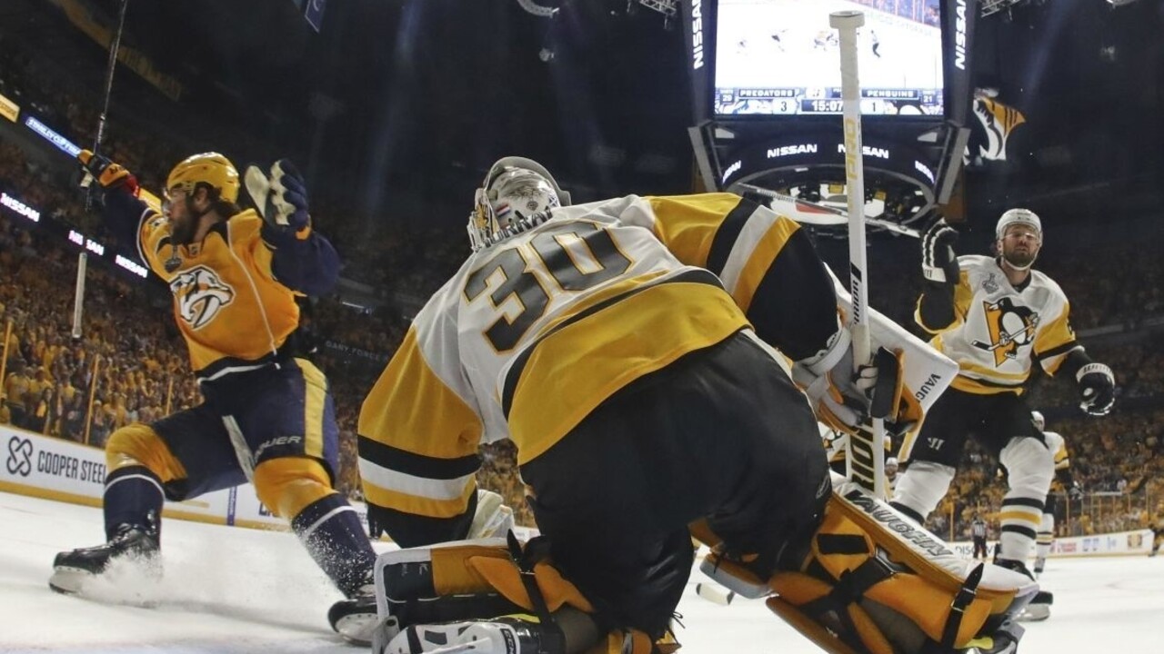 NHL: Nashville suverénne zdolal Pittsburgh 5:1 a znížil stav série