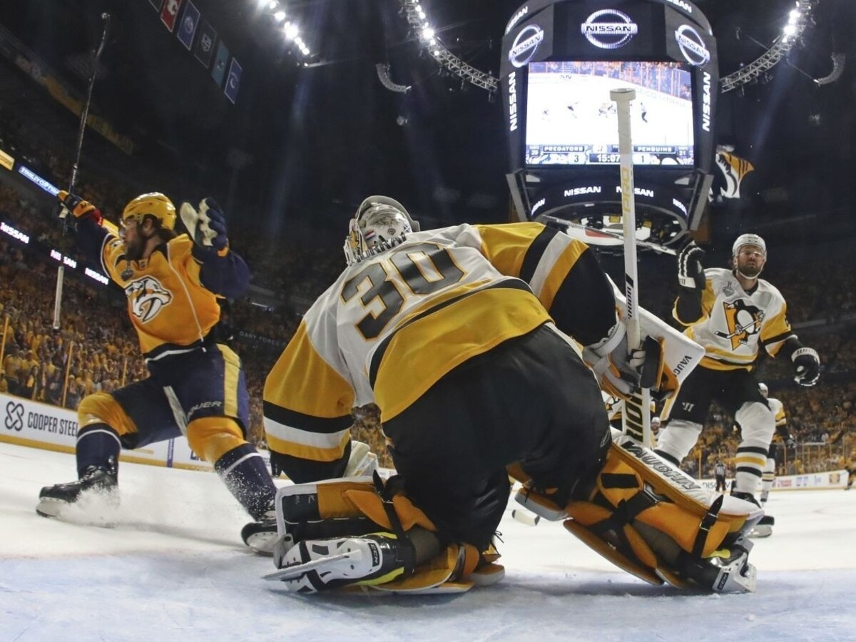NHL: Nashville suverénne zdolal Pittsburgh 5:1 a znížil stav série