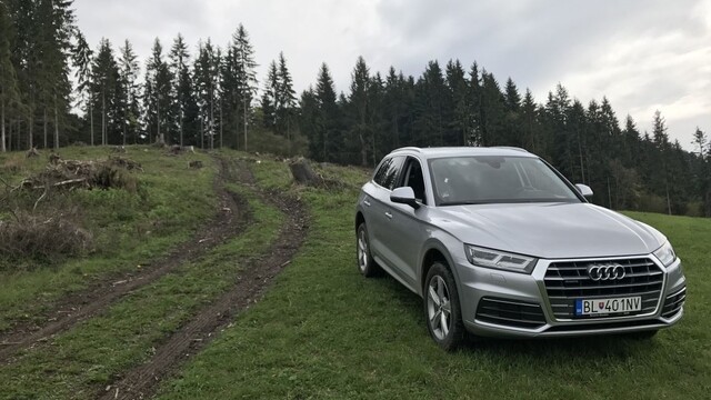 Audi Q5 quattro ultra so vzduchovým pružením a Renault Scénic na 20-palcových kolesách