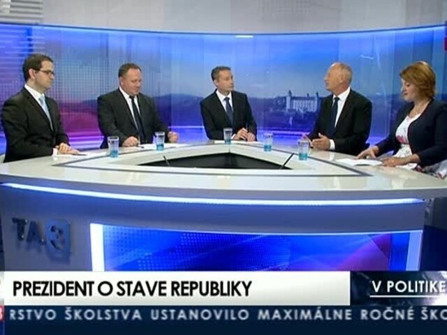 Ekonomika a životná úroveň / Prezident o stave republiky / Politici a ich vzťahy / Aktuálne politické témy