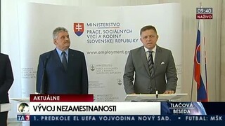 TB R. Fica a J. Richtera o vývoji nezamestnanosti v máji 2017