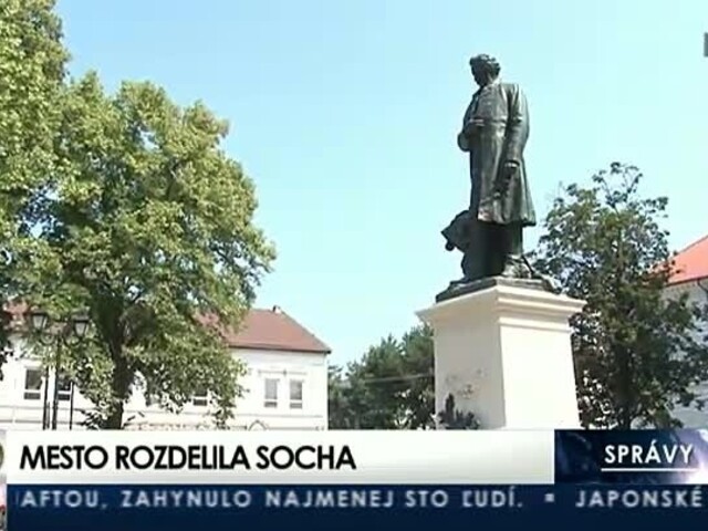 V Rimavskej Sobote zavládlo napätie, dôvodom je socha Jánosa Aranya