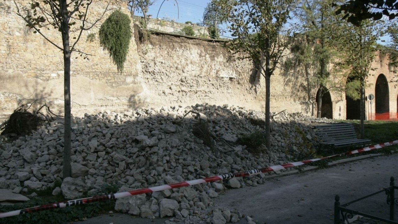 Neďaleko známych rímskych hradieb odhalili výjav ako z Pompejí