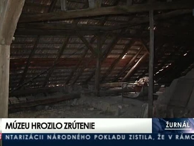 Múzeum držali len oceľové laná, ale malé granty mu dávajú druhú šancu