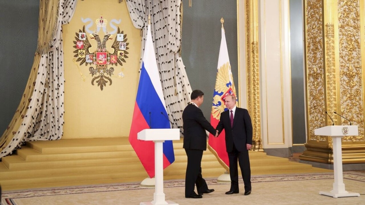 Xi Jinping Vladimir Putin Čina Rusko stretnutie 1140 px (SITA/AP)