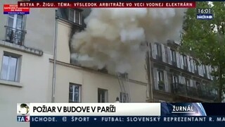 V obytnej budove v Paríži vypukol požiar, hlásia zranených