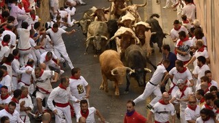 Zábava alebo šialenosť? V Španielsku sa začal tradičný beh s býkmi