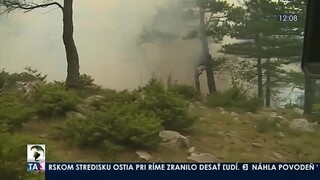 Chorvátsko bojuje s ohňom, ten zasiahol ostrov Hvar aj okolie Splitu