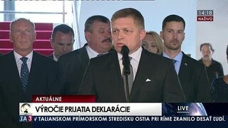 Príhovory A. Danka a R. Fica k výročiu prijatia Deklarácie o zvrchovanosti SR