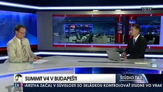Štúdio TA3: Z. Gál o summite krajín V4 v Budapešti
