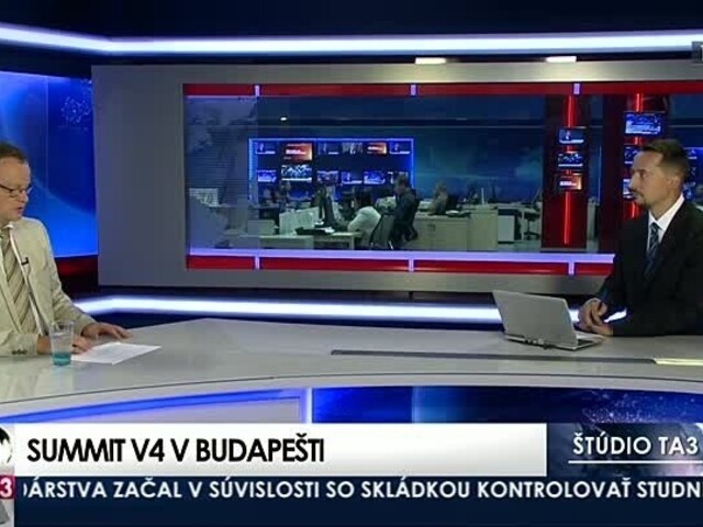 Štúdio TA3: Z. Gál o summite krajín V4 v Budapešti