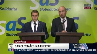 TB predstaviteľov strany SaS o vysokých cenách vody na strednom Slovensku