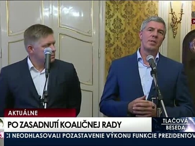 TB predstaviteľov vlády o zasadnutí koaličnej rady