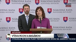 TB hnutia OĽaNO-NOVA: Výzva R. Ficovi a B. Bugárovi