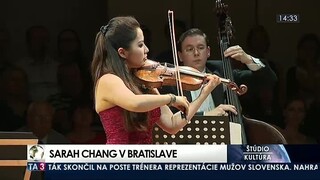Sarah Chang v Bratislave / V ateliéri Viktora Hulíka / Nový film Olgy Sommerovej / Tvorba Ivety Ledererovej / Letný muzikálový festival