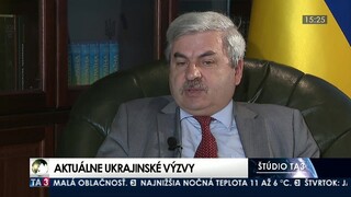 Štúdio TA3: Veľvyslanec J. Muška o aktuálnych ukrajinských výzvach