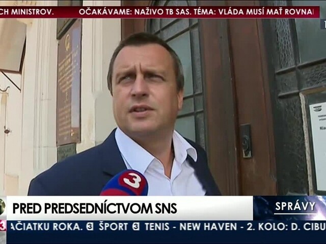 Danko pred rokovaním SNS: Kríza by bola, keby vládla opozícia