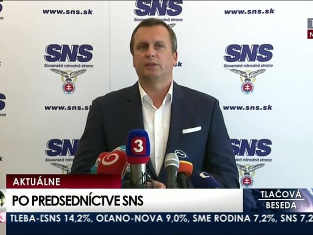TB A. Danka po rokovaní predsedníctva SNS