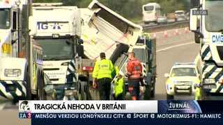 Pri tragickej zrážke kamiónov s minibusom zahynulo 8 ľudí