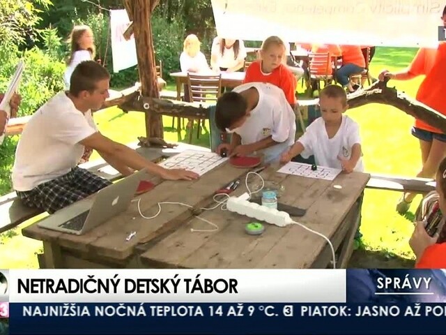 Deti z detského domova zažili tábor sú skúsenými IT lektormi
